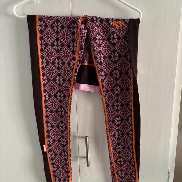 KARI TRAA  Baselayer pants and matching 1/4 zip Hoodie in M (Merino Wool) - Picture 6 of 6